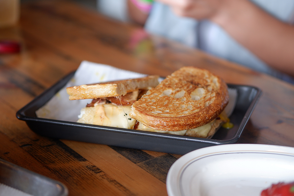 Three day Fort Lauderdale itinerary: grilled cheese sandwich 