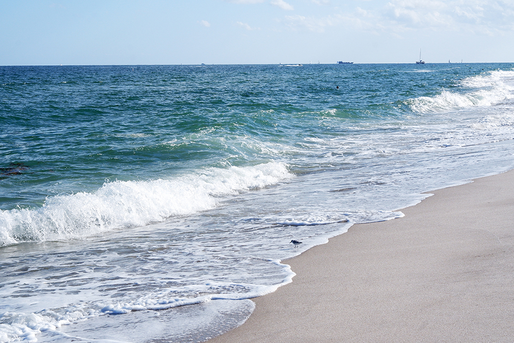 Three day Fort Lauderdale itinerary: blue ocean waves 