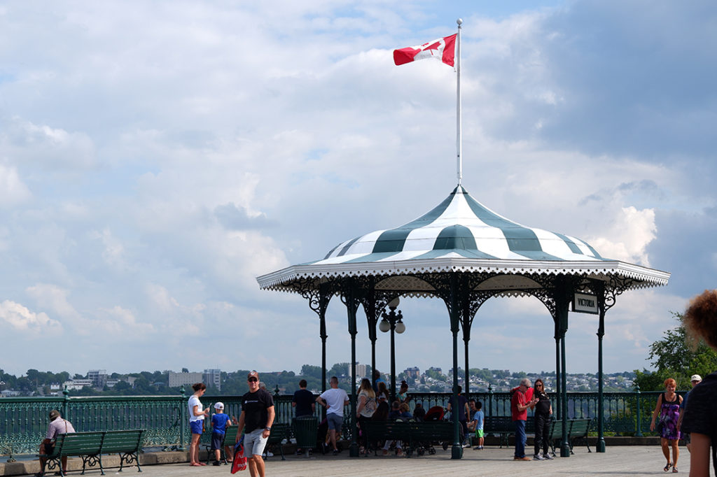 Canada by rail: the best of Ottawa, Montréal, and Québec City: Quebec City boardwalk