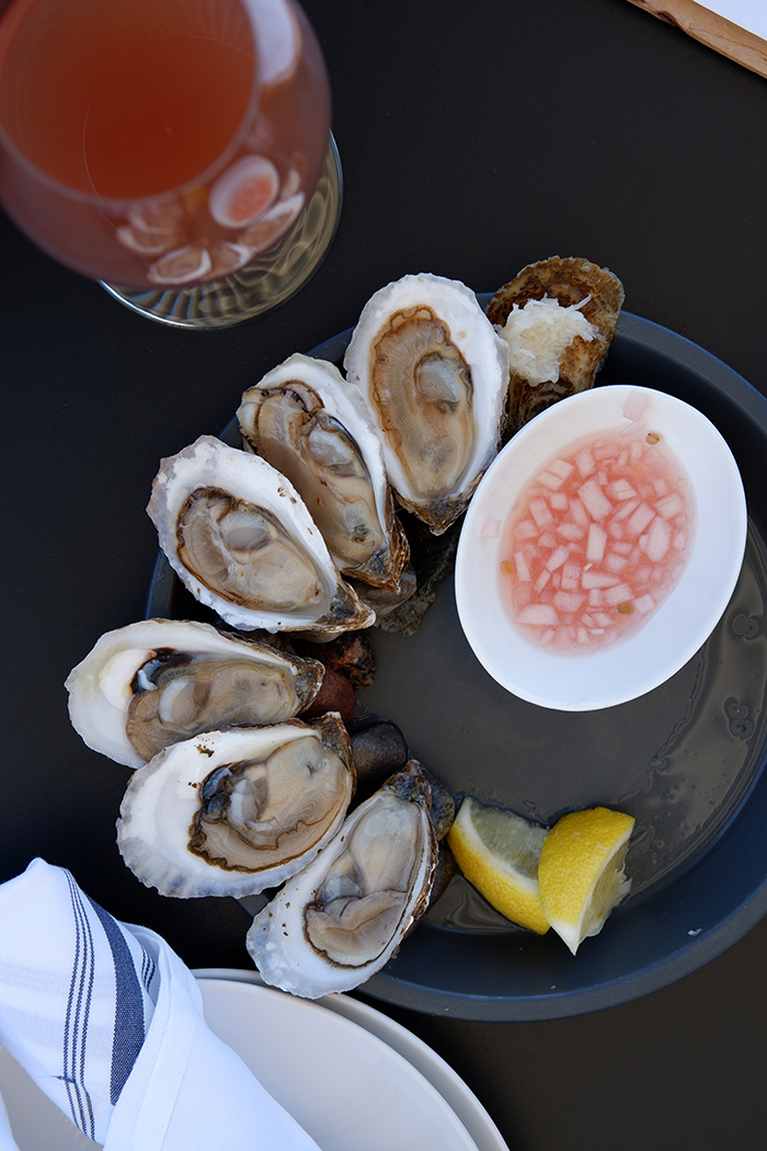 oysters at Rosewood Estates