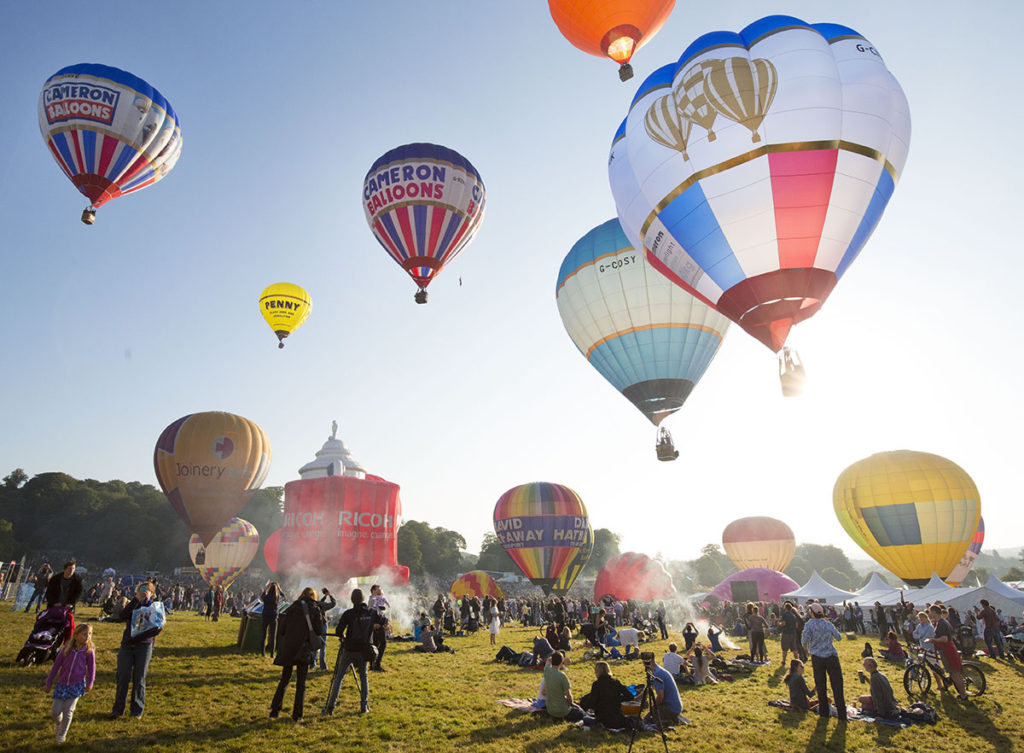 A few amazing places you can visit virtually: Balloon Fiesta in Bristol