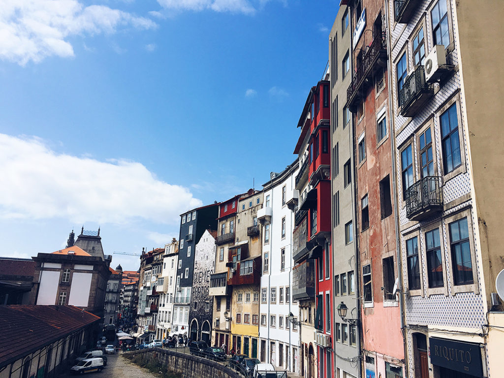 Walking tour of Porto: Seeing the soul of the city on foot - street view of curved houses