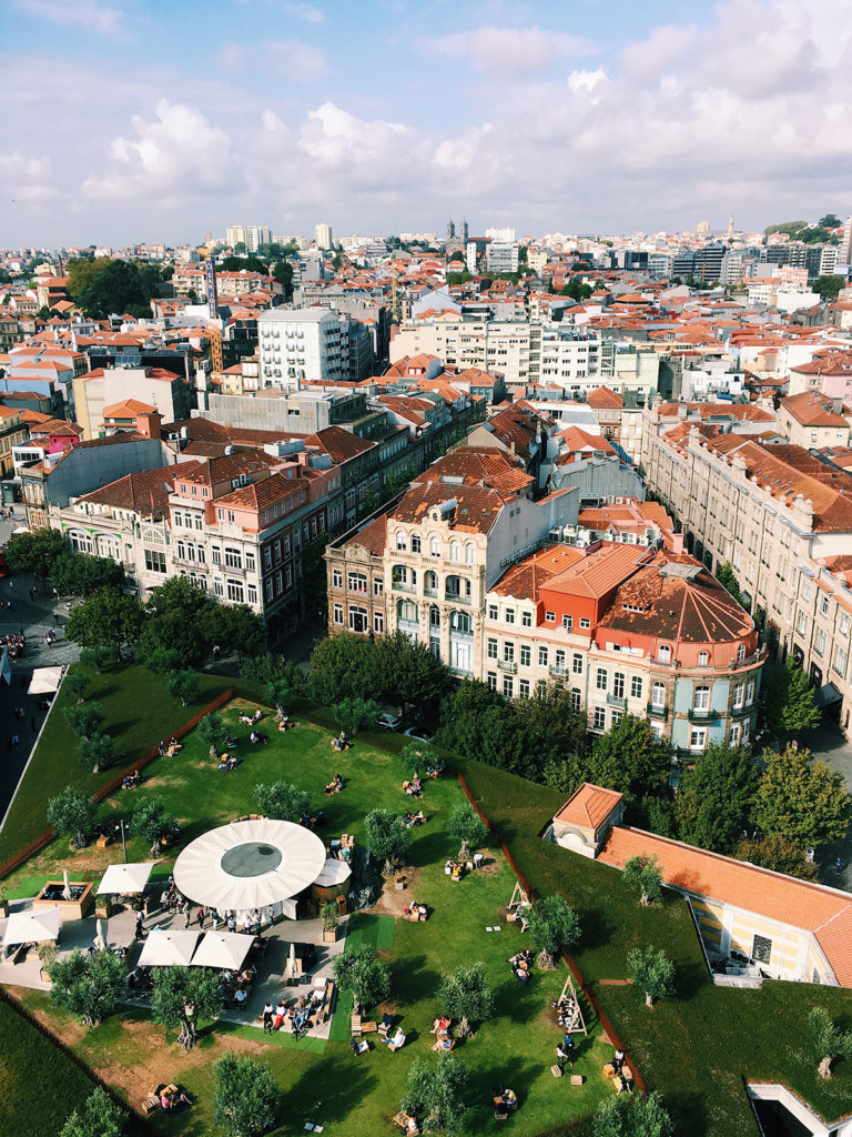 Walking tour of Porto: Seeing the soul of the city on foot: view of the city from a tower