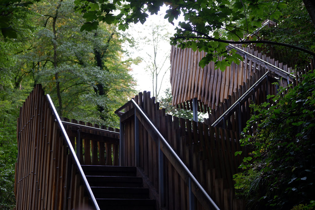 In pictures: A quick walk through the Mullerthal Trail, Luxembourg: staircase to the lower part of the trail