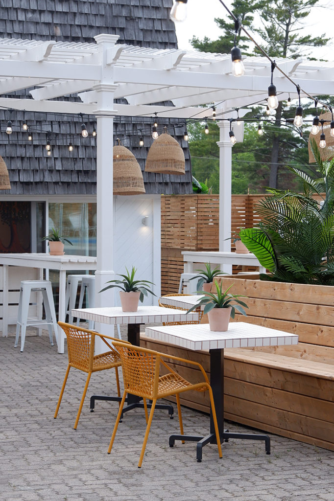 Heydays restaurant patio, June Motel, Sauble beach