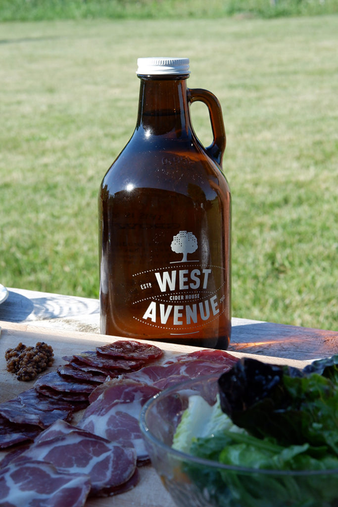 west avenue cider growler