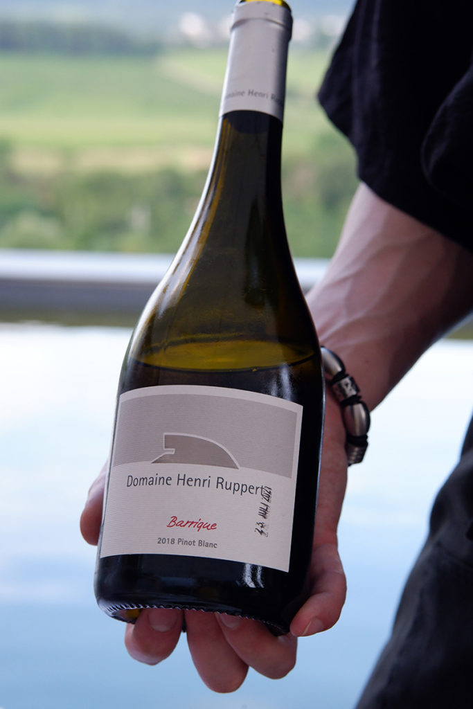 The views & flavours of the Luxembourg wine country: a bottle of Domaines Vinsmoselle wine