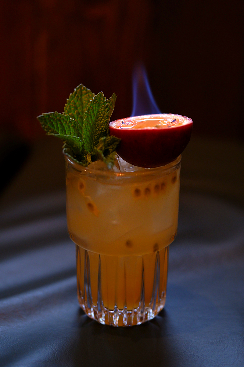 Passion fruit cocktail 