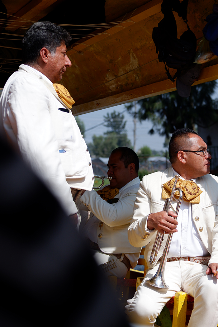 Mariachi band on a trajinera