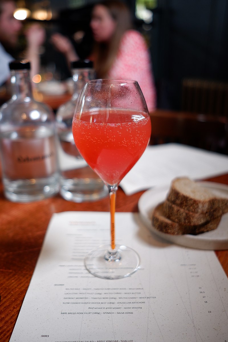 My favourite 8 bars and restaurants in Glasgow: Celentano's sparkling cocktail 