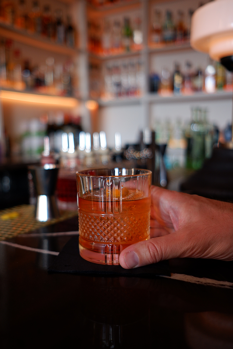 cocktail in a rocks glass