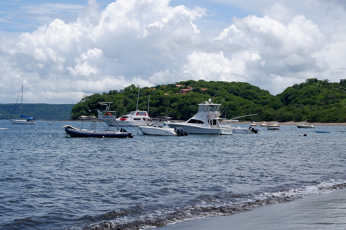 beach and boats, Costa Rica