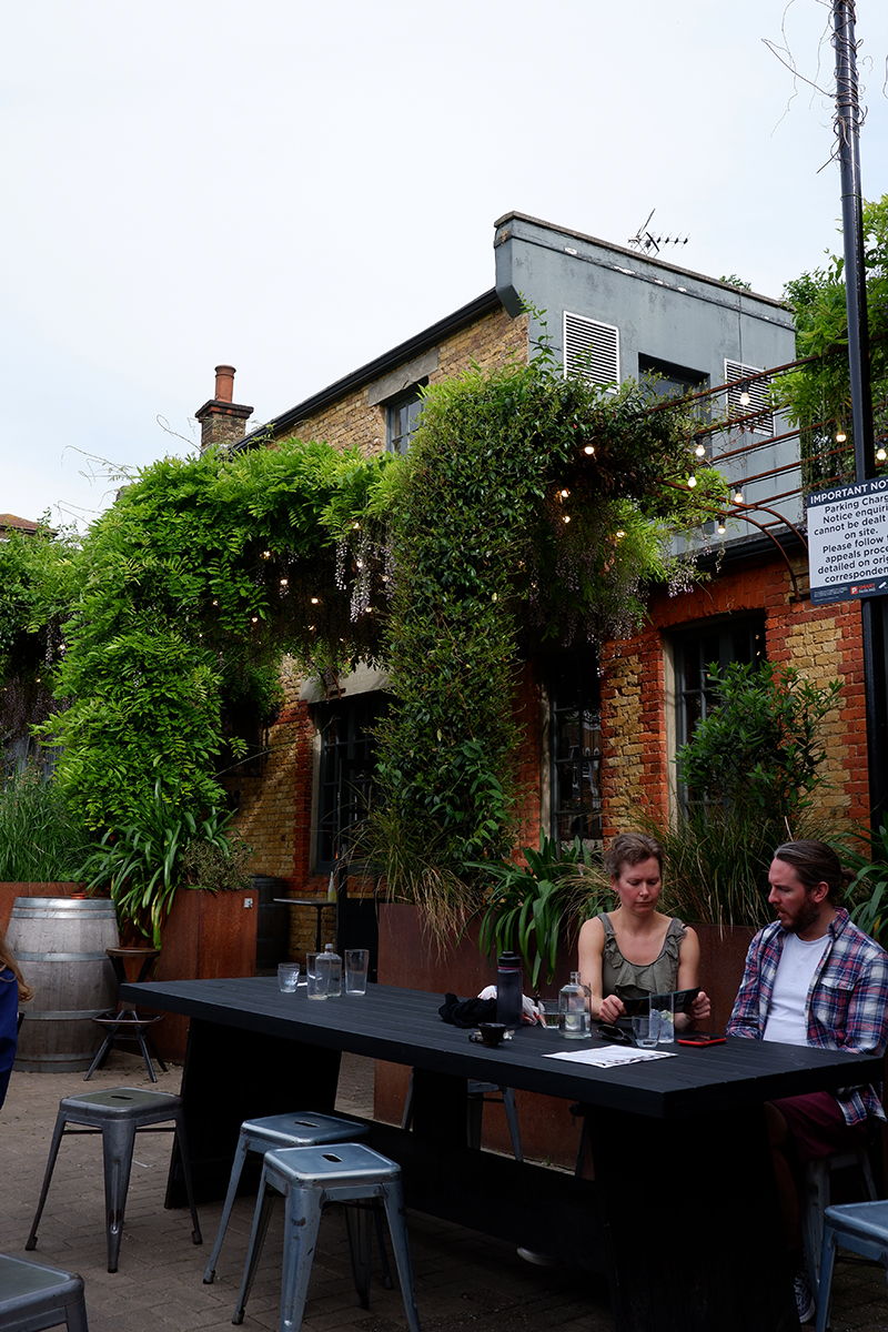 My 5 favourite bars and restaurants in London: East London Liquor Company (ELLC) patio