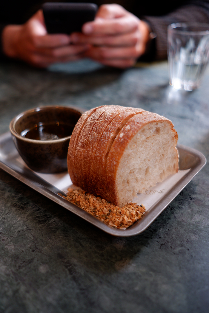 My favourite bars and restaurants in Edinburg: bread plate