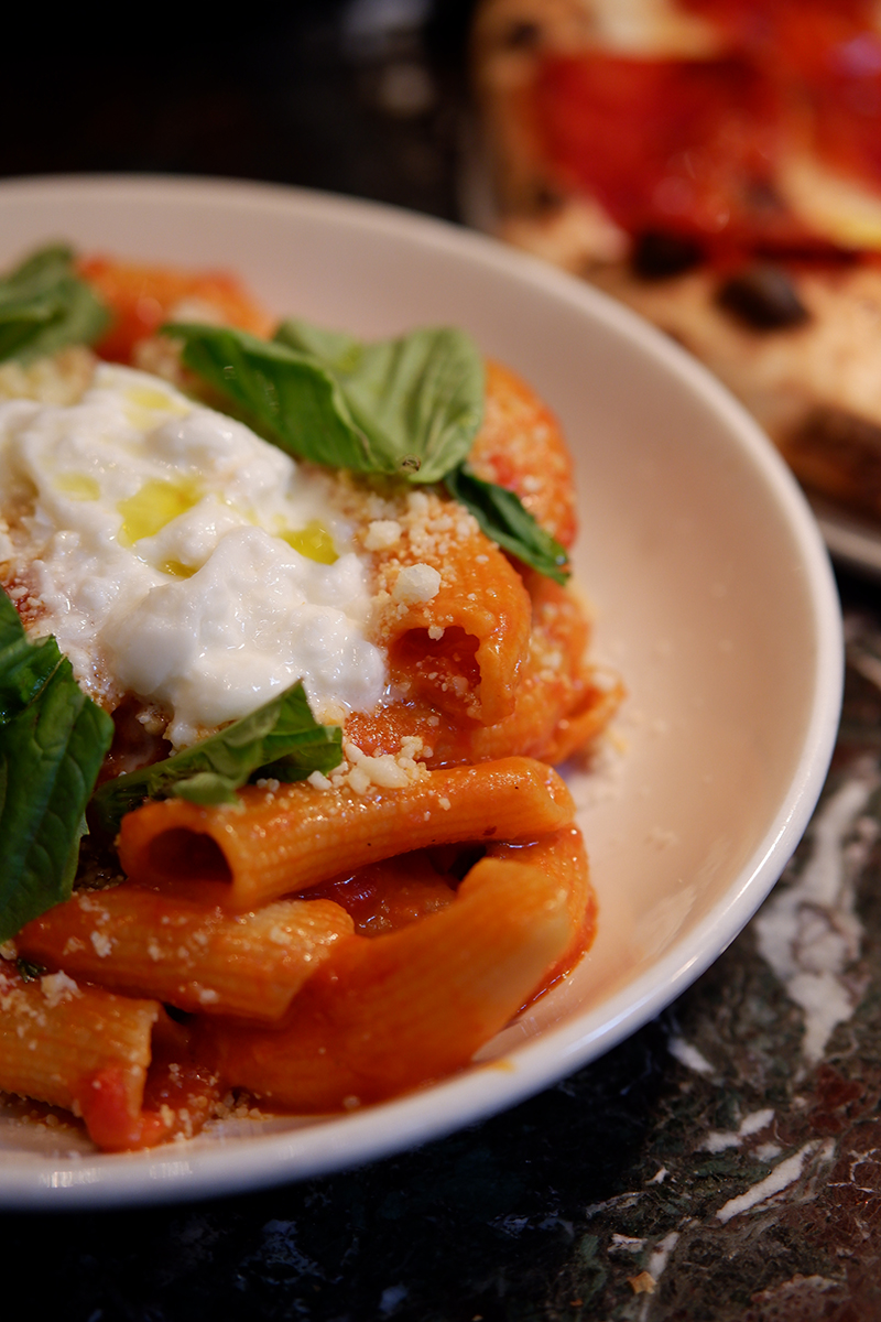 Nightingale Restaurant Vancouver, image of a tomato pasta