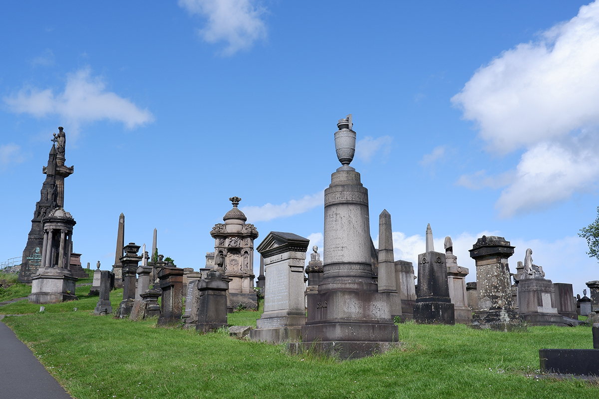 My favourite 8 bars and restaurants in Glasgow: Glasgow Necropolis 