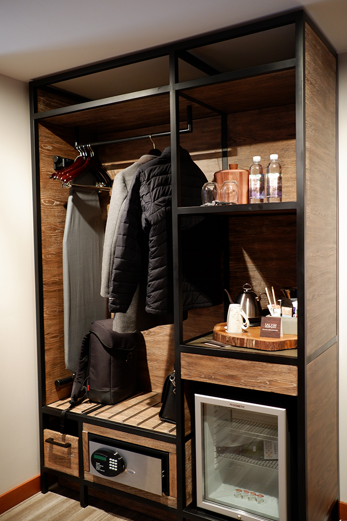 Entryway closet, Salish Lodge and Spa