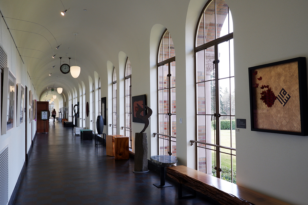 Art Gallery wing at The Lodge at St. Edward State Park.