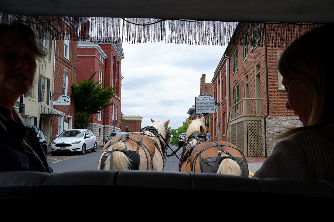 Reasons to slow-travel through Virginia's Shenandoah Valley, Lexington by horse and carriage 