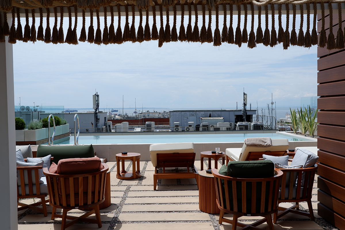 MonAsty Hotel, Thessaloniki, Greece, Ennea Rooftop Bar