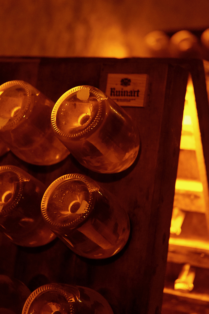 Champagne Ruinart cellar tour